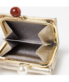 UNBILLION ペルケ perche / アクリル玉三つ折りミニサイフ