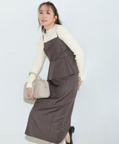 ANY SIS 【2SET】ビスチェ ワンピース × ニット セット