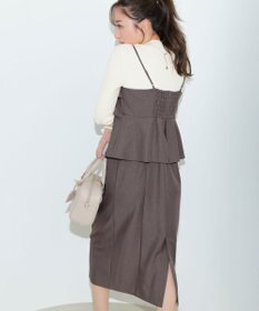 ANY SIS 【2SET】ビスチェ ワンピース × ニット セット