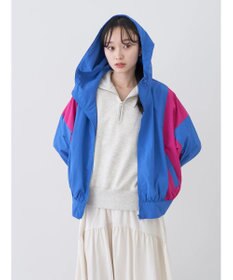 earth music&ecology コクーンギャザー切替ブルゾン