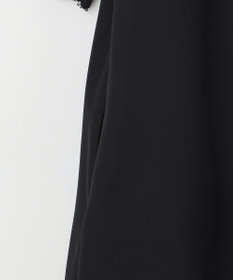 自由区 L 【17号サイズまで展開】フラワーレースダブルクロス ワンピース