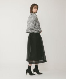 GRACE CONTINENTAL フリンジツイードジャケット