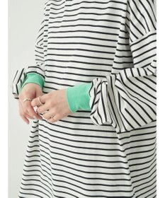 earth music&ecology トリカラーボーダーロンＴＥＥ