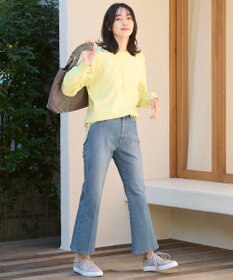 ANY 【洗濯機可/ストレッチ】デニムフレアパンツ