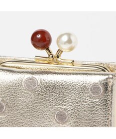 UNBILLION ペルケ perche / アクリル玉三つ折りミニサイフ