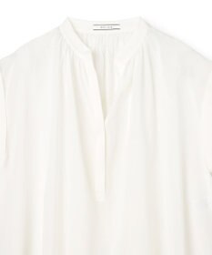 BEIGE， BAC / コットンシアー ギャザーブラウス
