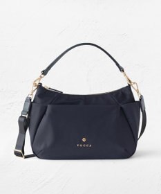 TOCCA 【大人百花掲載】PIECE OF CRESCENT NYLONBAG バッグ ネイビー系