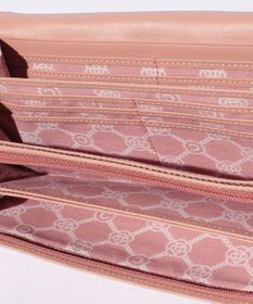 CLATHAS ワッフル　フラップ長財布