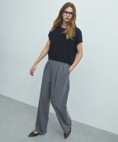 BEIGE， 【ロングセラー】LAURA / ストレッチ ドロップショルダーニット