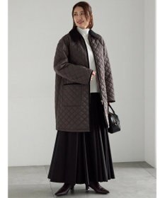 Te chichi キルティングミドルコート