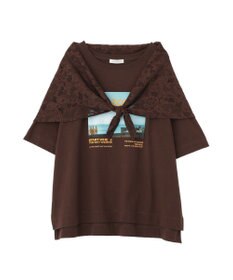 Green Parks ＳＥＴ２点フォトＴシャツ＋レーススカーフ