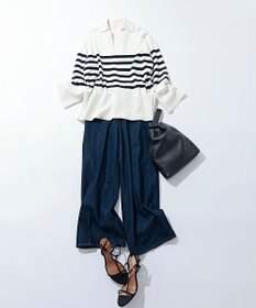 uncrave スウェットライクニット スキッパートップス