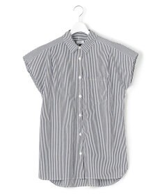 J.PRESS YORK STREET 【WOMEN】キャップスリーブ ストライプブラウス
