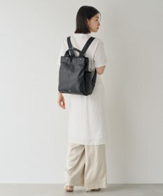 russet ＜約10リットル/690g＞2ハンドルレザーリュックサック(SF-259)