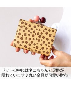 tsumori chisato CARRY ポルカドット 2つ折り財布 がま口