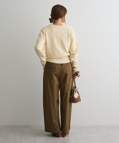 CRAFT STANDARD BOUTIQUE ロング袖リブコンパクトニットカーディガン