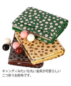 tsumori chisato CARRY ポルカドット 2つ折り財布 がま口