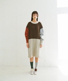 TRICOTE メランジニットワンピース