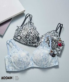 une nana cool 【ムーミン】 MOOMIN * une nana cool  364 レース ノンワイヤーブラ