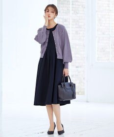 Tiaclasse 【洗える】2WAYパール釦カーディガン