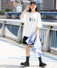 WEGO 【ユニセックス着用ITEM/綿100%/MLサイズ展開】CITY　BOYS　T（S）