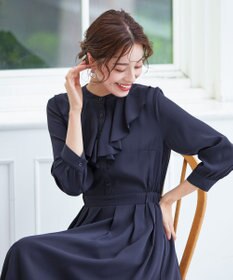 Tiaclasse 【洗える】ラッフルフリルワンピース