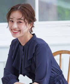 Tiaclasse 【洗える】ラッフルフリルワンピース