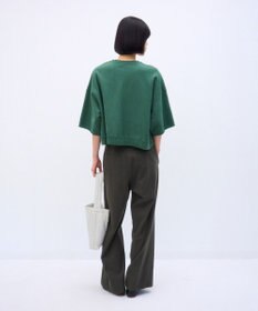 ATON NATURAL DYED URAKE | オーバーサイズハーフスリーブスウェット