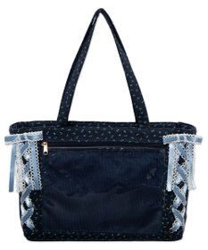 WEGO 【痛バ＆推し活グッズ】ガーリーレースアップ痛バッグS