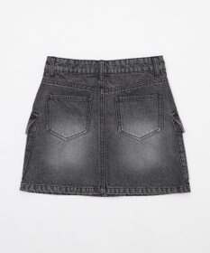 WEGO ヴィンテージウォッシュカーゴミニスカート