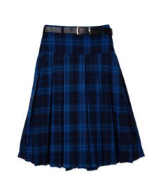 WEGO ベルト付プリーツミドルスカート