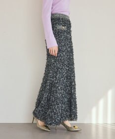 GRACE CONTINENTAL ツイーディーニットスカート