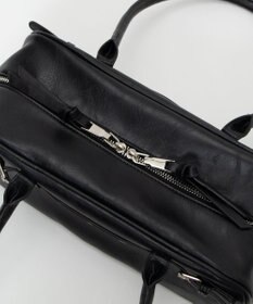 WEGO ベルトデザインボストンバッグ