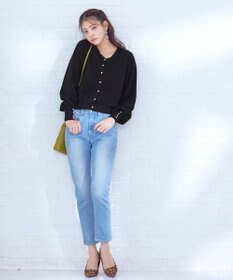 Tiaclasse 【洗える】2WAYパール釦カーディガン