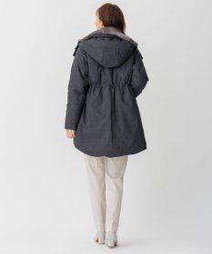 自由区 【ファー取り外し可】ライトウールダウン