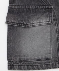 WEGO ヴィンテージウォッシュカーゴミニスカート