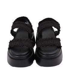 WEGO 厚底フリルギャザーサンダル