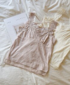 earth music&ecology 総レースキャミソール