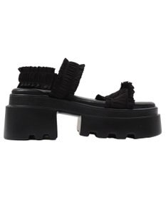 WEGO 厚底フリルギャザーサンダル