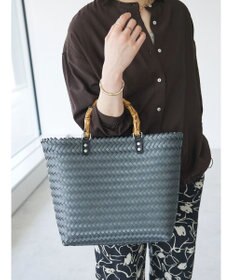 CRAFT STANDARD BOUTIQUE バンブー風ハンドルメルカドトートバッグ