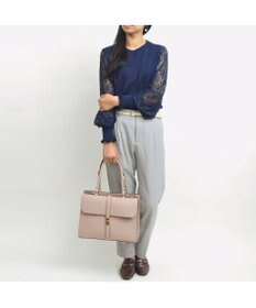 UNBILLION cachecache WEB限定ヒネリディテールA4トートバッグ