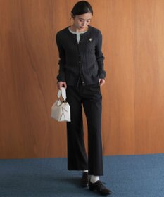 組曲 コットンカシミヤミックスニット ケーブルカーディガン
