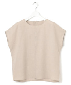 23区 【洗える】トリアセスラブストレッチ フレンチスリーブ ブラウス