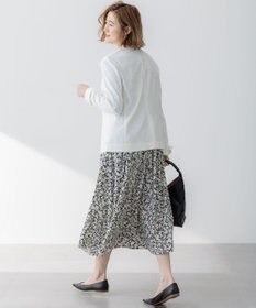 23区 【セットアップ対応/防シワ性/洗える】アイアスマットストレッチ ノーカラー ジャケット