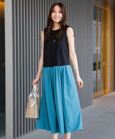 ICB 【人気のため新色追加・洗える】 ジャージコンビドレス