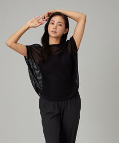 Chacott 【ノーソーイングニット】ラウンドメッシュニット