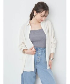 earth music&ecology レイヤードニットタンクトップ