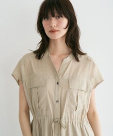 YECCA VECCA ミリタリースキッパーシャツワンピース