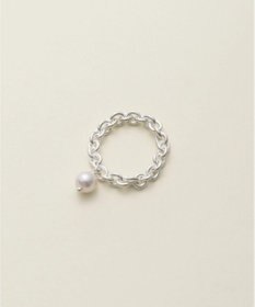 yoaa シルバー925 ピンクアコヤチェーンリング