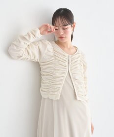 earth music&ecology フロントホックシャーリングトップス